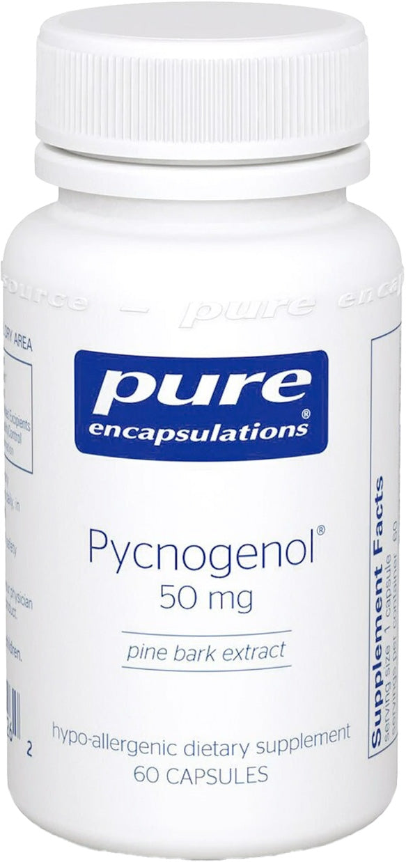 Pycnogenol 50 mg, 60 Capsules , Brand_Pure Encapsulations Emersons