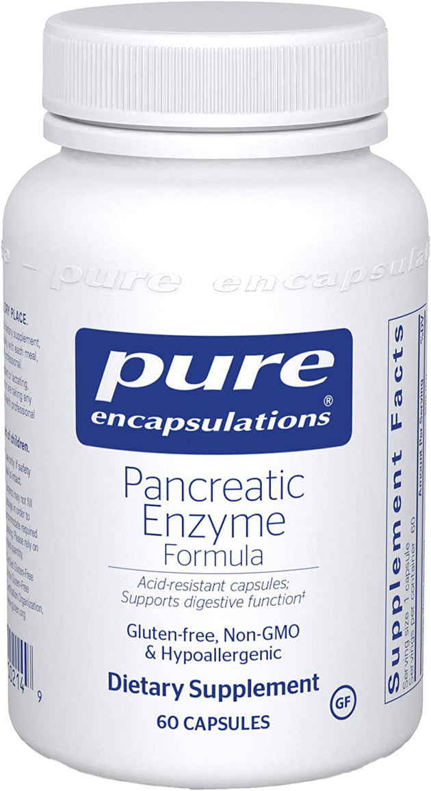 Pancreatic Enzyme Formula, 60 Capsules , Brand_Pure Encapsulations Emersons