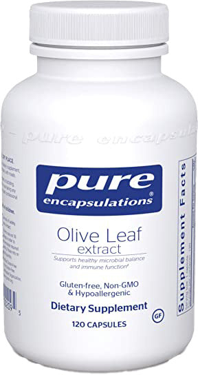 Olive Leaf Extract, 120 Capsules , Brand_Pure Encapsulations Emersons