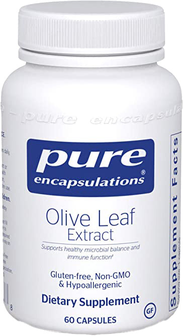 Olive Leaf Extract, 60 Capsules , Brand_Pure Encapsulations Emersons
