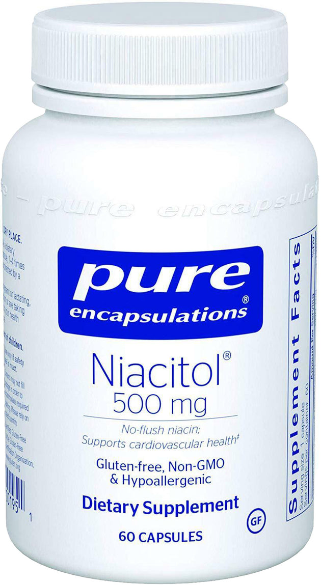 Niacitol®, 500 mg, 60 Capsules , Brand_Pure Encapsulations Emersons