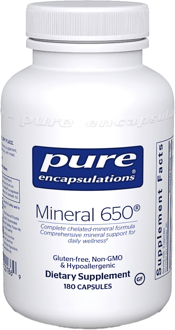 Mineral 650, 180 Capsules , Brand_Pure Encapsulations Emersons