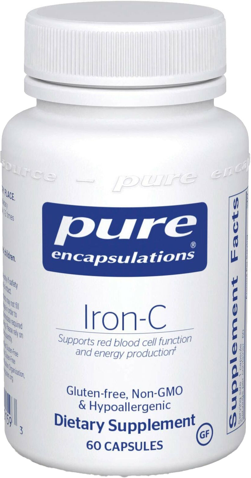 Iron-C, 60 Capsules , Brand_Pure Encapsulations caps Emersons