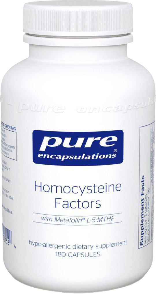 Homocysteine Factors with Metafolin® L-5-MTHF, 180 Capsules , Brand_Pure Encapsulations caps Emersons