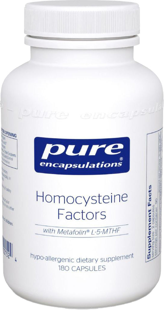 Homocysteine Factors with Metafolin® L-5-MTHF, 180 Capsules , Brand_Pure Encapsulations Emersons