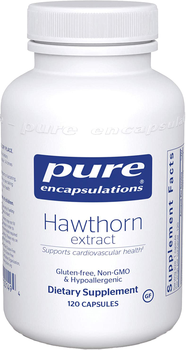 Hawthorne extract, 120 Capsules , Brand_Pure Encapsulations caps Emersons