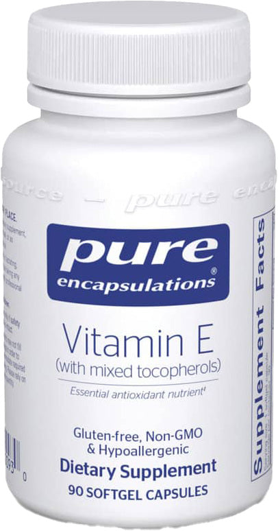 Vitamin E (Natural), 400 IU, 90 Softgels , Brand_Pure Encapsulations Emersons