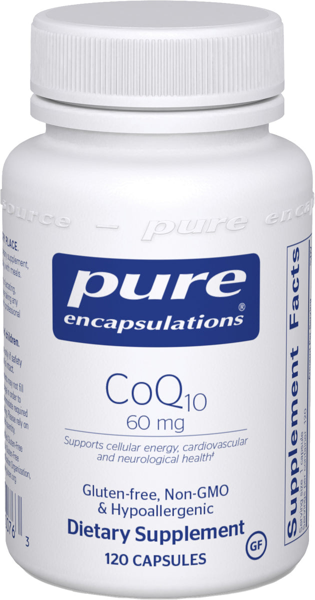CoQ10, 60 mg, 120 Capsules , Brand_Pure Encapsulations Emersons