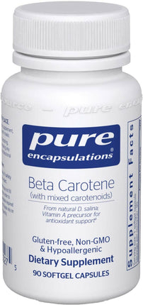 Beta Carotene (with mixed carotenoids), 90 Softgels