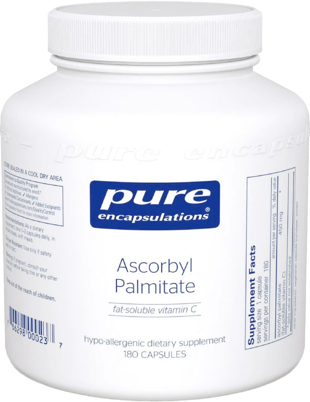 Ascorbyl Palmitate, 180 Capsules , Brand_Pure Encapsulations Emersons