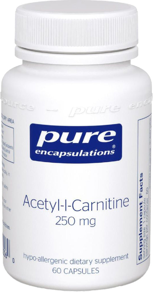 Acetyl-L-Carnitine, 250 mg, 60 Capsules , Brand_Pure Encapsulations Emersons