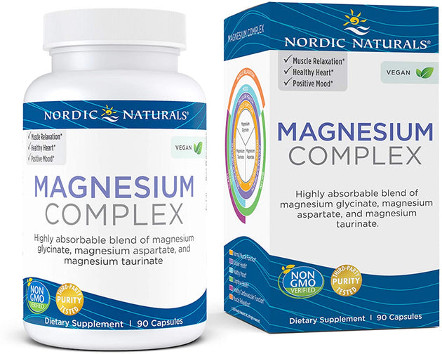 Magnesium Complex, 90 Capsules , Main Ingredient_Magnesium