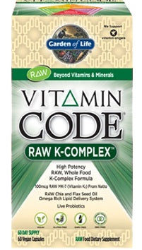 Vitamin Code RAW K-Complex, 60 vcaps ,