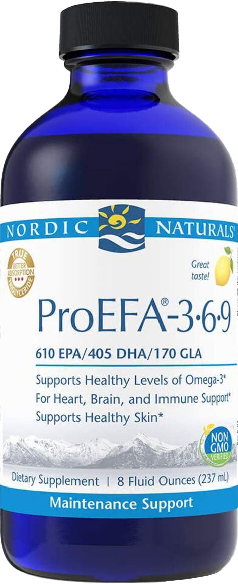 ProEFA®-3⋅6⋅9, Lemon Flavor, 8 Fl Oz (240 mL) Oil ,