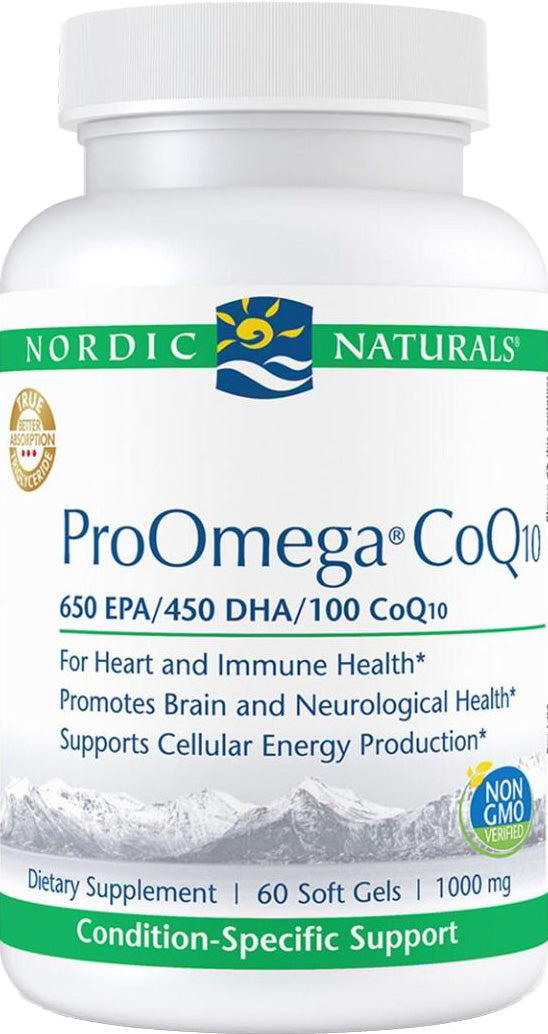 ProOmega® CoQ10, 650 EPA 450 DHA 100 CoQ10 1000 mg, 60 Softgels ,