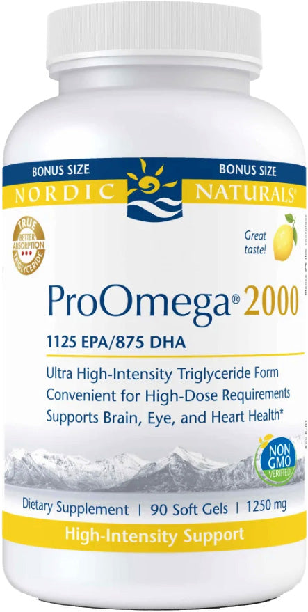 ProOmega® 2000, 1125 EPA 875 DHA 2000 mg, 120 Softgels ,