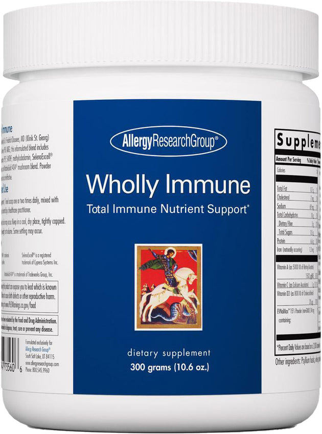 Wholly Immune, 300 g (10.6 Oz) Powder , Brand_Allergy Research Group