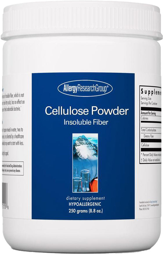 Cellulose Powder, 250 grams (8.8 oz) Powder , Brand_Allergy Research Group