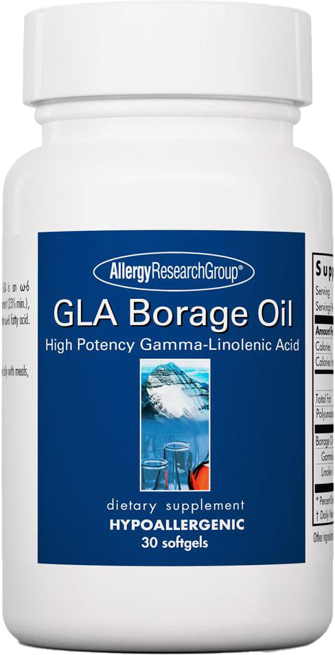 GLA Borage Oil, 30 Softgels , Brand_Allergy Research Group