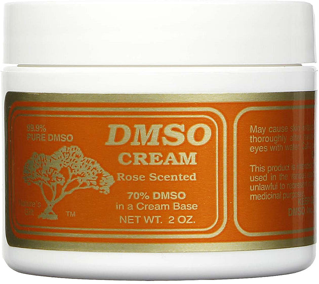 DMSO Cream 70% DMSO in a Cream Base, Rose Scented, 2 Oz (59 g) Cream , Brand_DMSO Form_Cream Size_2 Oz