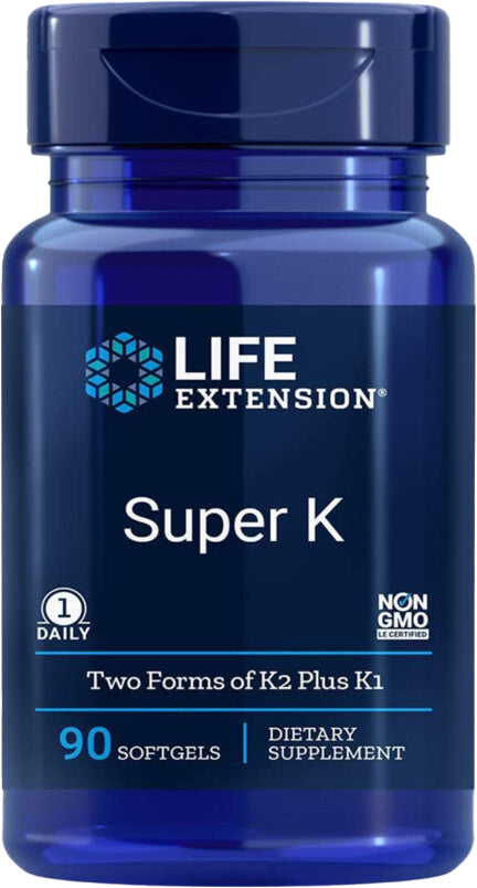 Super K with Advanced K2 Complex, 90 Softgels , Brand_Life Extension Form_Softgels Size_90 Softgels