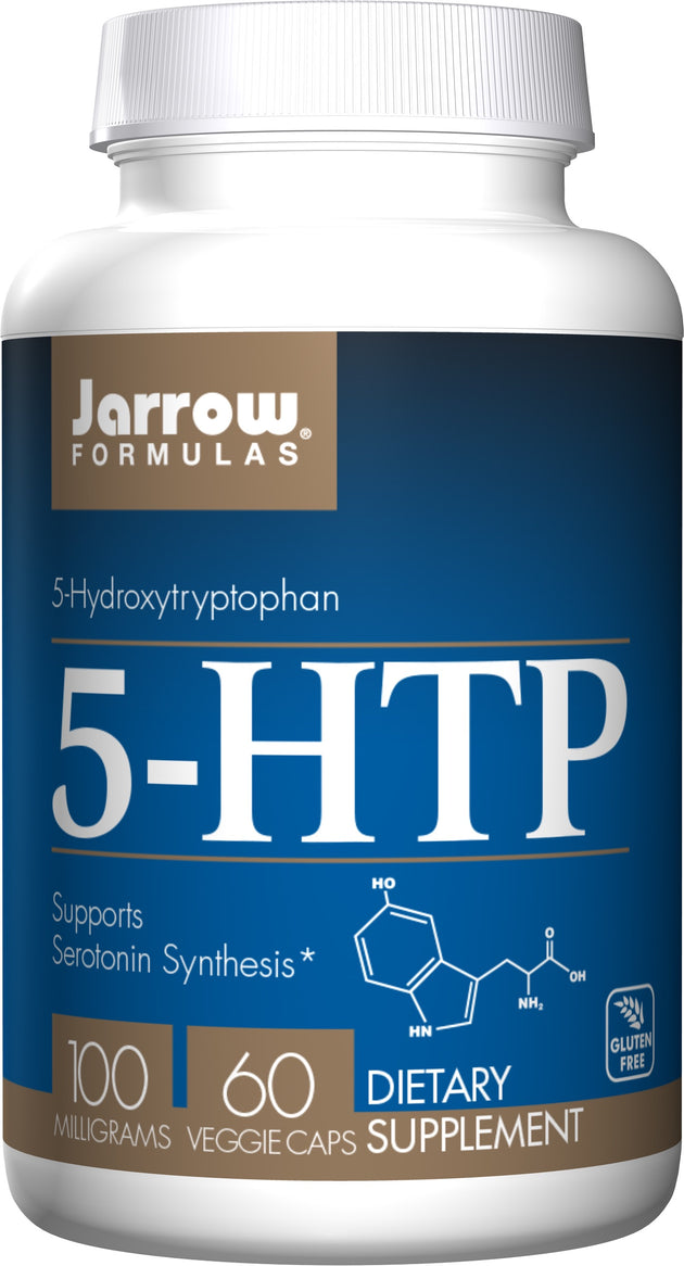 5-HTP, 100 mg, 60 Veggie Caps , Brand_Jarrow Formulas Potency_100 mg Size_60 Caps