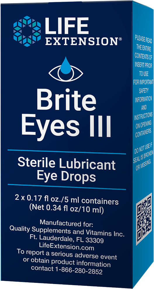 Brite Eyes III, 2 Tubes, 5 mL EA Liquid , Brand_Life Extension Form_Liquid Size_2 Count