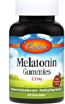 Melatonin Gummies 60 gummies , Brand_Carlson Labs Form_Gummies