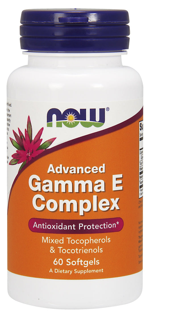 Advanced Gamma E Complex, 60 Softgels , Brand_NOW Foods Form_Softgels Size_60 Softgels