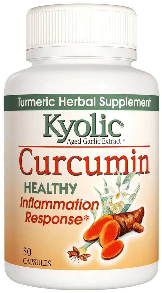 Aged Garlic Extract™ Curcumin, 100 Capsules , Brand_Kyolic Form_Capsules Size_100 Caps