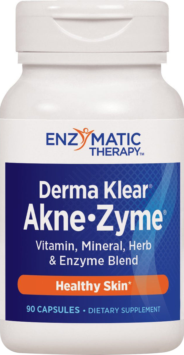Derma Klear Akne-Zyme, 90 Capsules , Brand_Enzymatic Therapy Form_Capsules Size_90 Caps