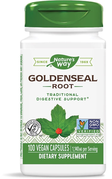 Goldenseal Root, 100 Capsules , Brand_Nature's Way Form_Capsules Size_100 Caps