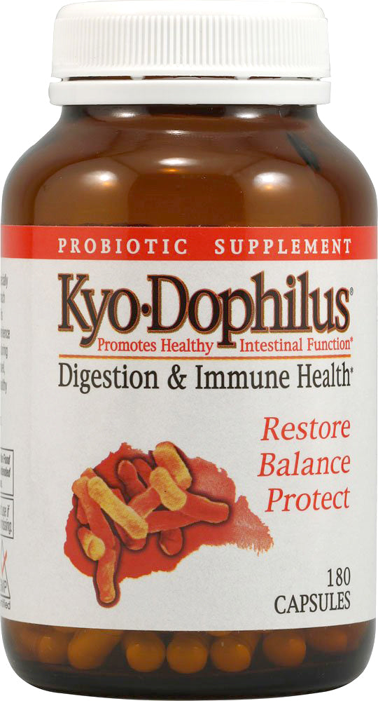 Kyo-Dophilus® Digestion and Immune Health, 1.5 billion cells, 180 Capsules , Brand_Kyolic Form_Capsules Size_180 Caps