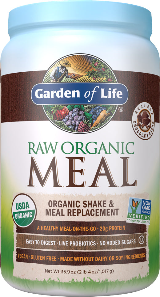 Raw Organic Meal Shake & Meal Replacement, Lightly Sweet Flavor, 28 Servings , Brand_Garden of Life Flavor_Lightly Sweet Form_Powder powder Size_28 Count