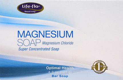 Magnesium Soap with Magnesium Chloride, 4.3 Oz (121 g) Bar