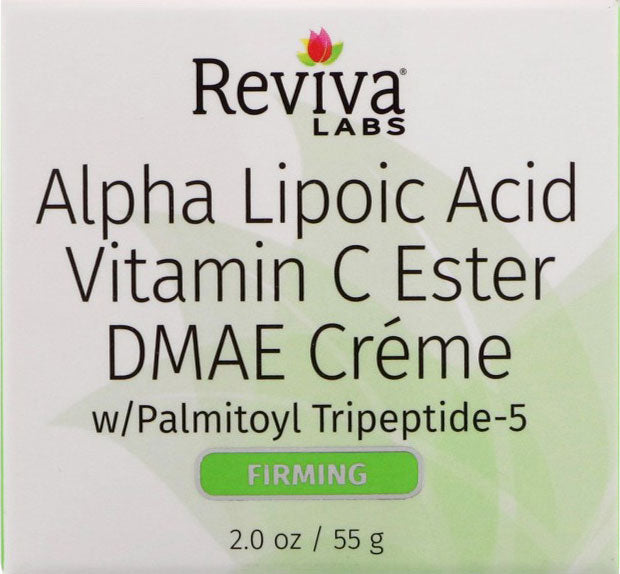 Alpha Lipoic Acid Vitamin C Ester DMAE Créme with Palmitoyl Tripeptide-5, Firming, 2 Oz (55 g) Cream , 20% Off - Everyday [On] This is a Vitamin C Product