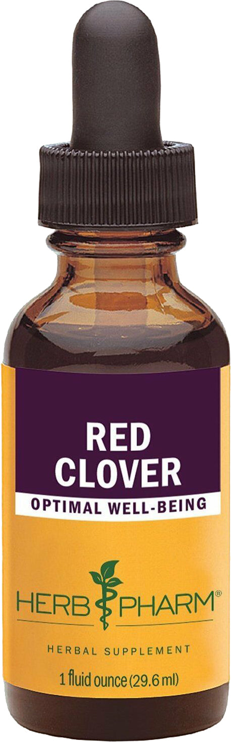 Red Clover, 1 Fl Oz (29.6 mL) Liquid , Brand_Herb Pharm Form_Liquid Size_1 Fl Oz
