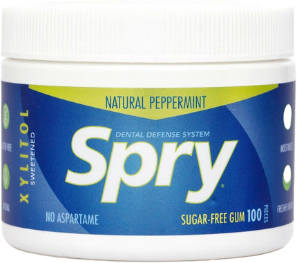 Spry® Sugar-Free Gum, Peppermint Flavor, 100 Pieces , 20% Off - Everyday [On]