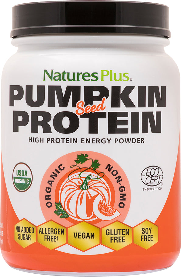 Pumpkin Seed Protein, .95 lbs Vegan Protein Powder , Brand_Nature's Plus Form_Powder Size_0.95 Lbs