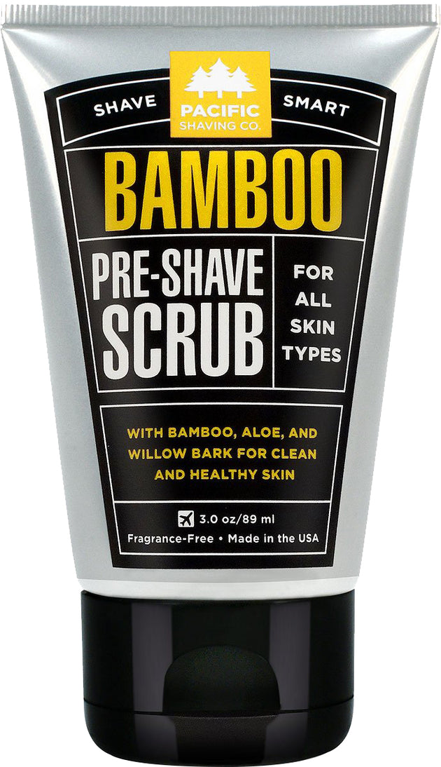 Bamboo Pre-Shave Scrub, 3 Fl Oz (89 mL) Scrub , Brand_Pacific Shaving Company Form_Scrub Size_3 Fl Oz