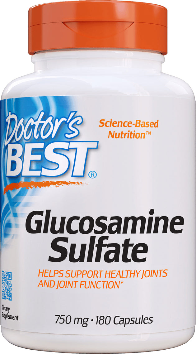 Glucosamine Sulfate 750 mg, 180 Capsules , Brand_Doctor's Best Potency_750 mg Size_180 Caps