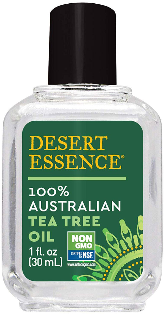 100% Australian Tea Tree Oil, 1 Fl Oz (30 mL) Oil , Brand_Desert Essence Form_Oil Size_1 Fl Oz