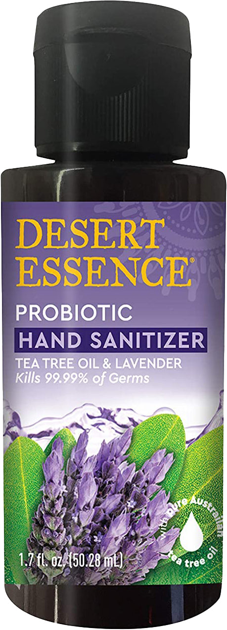 Probiotic Hand Sanitizer, Tea Tree and Lavender Fragrance, 1.7 Fl Oz (50.28 mL) Gel , 20% Off - Everyday [On]