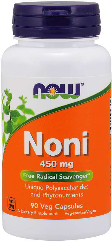 Noni 450 mg, 90 Veg Capsules , Brand_NOW Foods Form_Veg Capsules Potency_450 mg Size_90 Caps