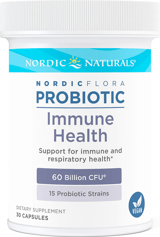 Nordic Flora Probiotic Immune Health, 60 Billion CFU, 30 Capsules ,