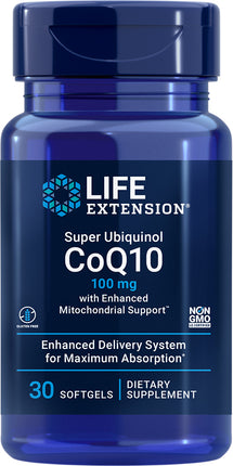 Super Ubiquinol CoQ10 with Enhanced Mitochondrial Support™, 30 Softgels ,