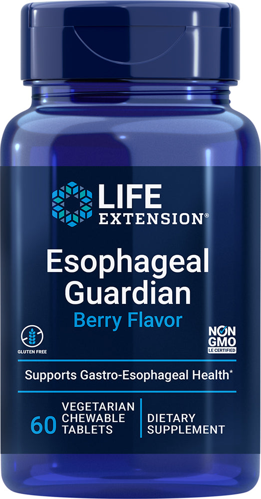 Esophageal Guardian, 60 Chewable Tablets , Brand_Life Extension Form_Chewable Tablets Size_60 Chewables