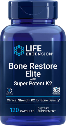 Bone Restore Elite with Super Potent K2, 120 Capsules ,
