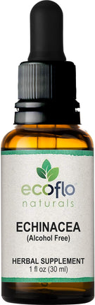 Echinacea, Alcohol Free, 1 Fl Oz (30 mL) Liquid , BOGO Mix and Match BOGO Sale Brand_Ecoflo Naturals Ecoflo Immune Product Form_Liquid Size_1 Fl Oz
