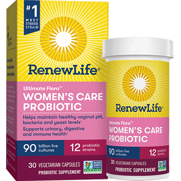Ultimate Flora™ Probiotic Women's Care 90 Billion CFU, 30 Vegetarian Capsules , Brand_Renew Life Form_Capsules